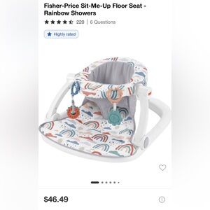 LIKE NEW CONDITION Fisher price sit me up floor seat